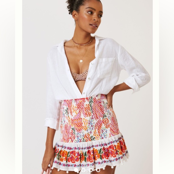 FARM Rio Colorful Mini Skirt - Picture 2 of 7